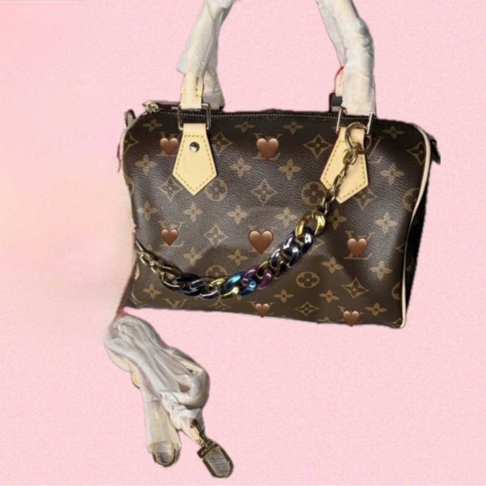 Premium Brown Monogram Handbag